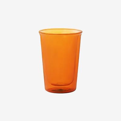[킨토] 캐스트 엠버 더블월 글래스 290ml
