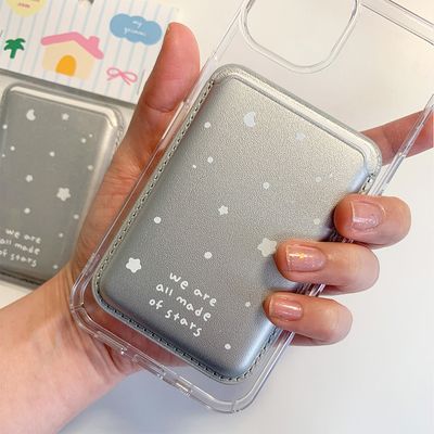 트윙클 - 실버 맥세이프 카드지갑