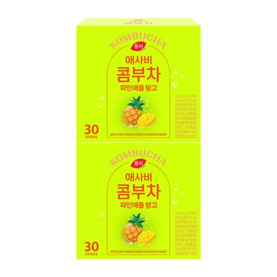 동서 애사비 콤부차 파인애플 망고 60T