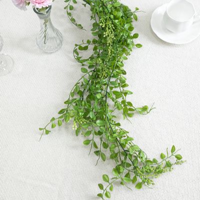 바인 넝쿨 조화 베리 버튼잎 77cm 2컬러 인테리어