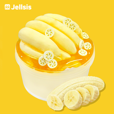 [젤시스] 바나나푸딩 슬라임 / 믹스글루 지글리 점토