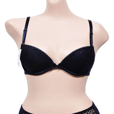 우아한 블루비비 레이스 망사 몰드 와이어 B컵 브라(WFJ691V)