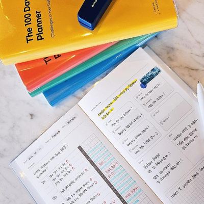 The 100 Days Planner 100일 공부 수능 입시 스케쥴러