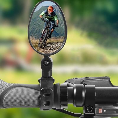 자전거 백미러 2p 바이트 후사경 사이드미러 핸들바 거울(WFK5N9M)