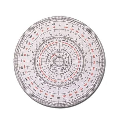 혜명몰 아톰 전원분도기 360도 18CM - 개 (1개입) 원형분도기 제도용품 측정기구 문구용품 수학도구(WFPB1WH)