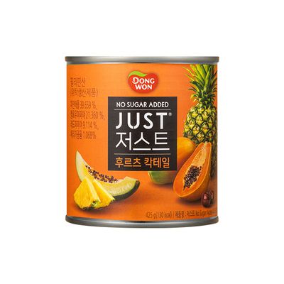 [동원] 저스트 노슈가 후르츠칵테일 425g x 6개