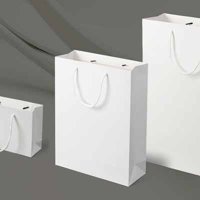 세로형 종이 쇼핑백 5p(26x35cm) (화이트)