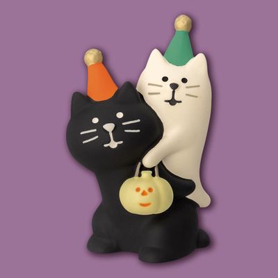 concombre 유령고양이 검은고양이에게 어부바