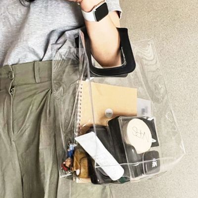 투명가방 비치 비닐 가방 토트백 가로(WE5280F)