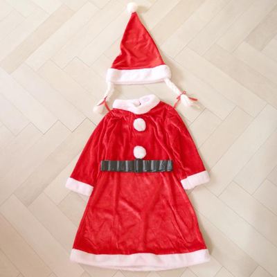 X-MAS 아동용 산타복 원피스 3종 (6-8세)