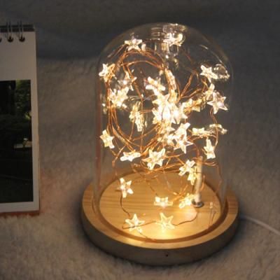 스타 반디 유리돔 USB LED 전구 무드등 ver2