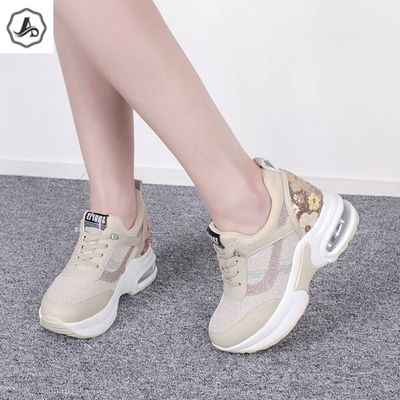 [애슬릿]키높이 스니커즈 치어리더 운동화 에어쿠션