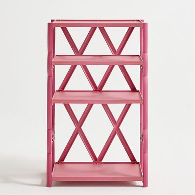 쥬리 플라스틱 선반 4단 슬림형 시스템 팬트리