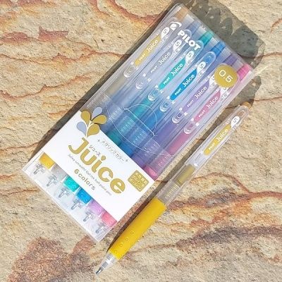 파이롯트 쥬스 0.5mm 중성펜-메탈릭컬러 6색 60EF-6CM