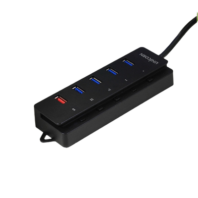 유니콘 RH-5000S 유전원 USB허브 4포트(블랙)