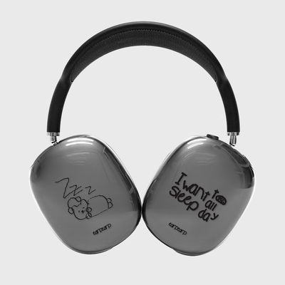 잠꾸러기 코비-BLACK(에어팟맥스-클리어하드)