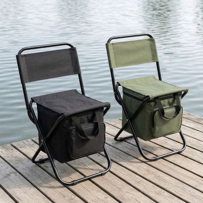 낚시 캠핑 공원 나들이 10L 보냉수납 접이식 휴식의자