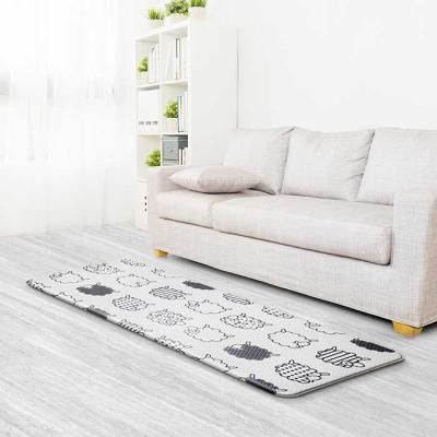 Modern 푹신도톰 주방매트 소형 75x46cm 어린양 양면