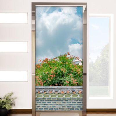 am231-능소화돌담_현관문시트지