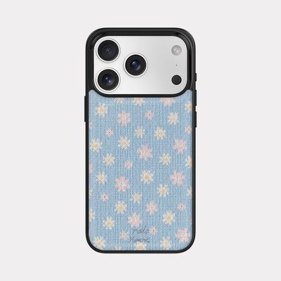 cozy flower 디자인 [블랙 에폭시 범퍼케이스]