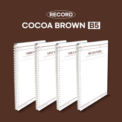 마넷 코코아브라운 스프링 노트 B5