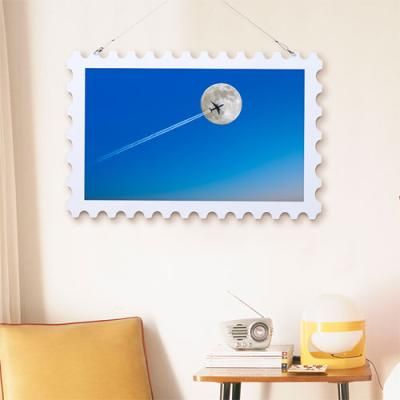 ns218-행잉액자_밤하늘속비행(우표가로대형)