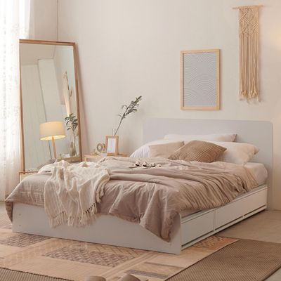 아르메 에이든 멀티 수납형 침대 Q_컴포트 본넬매트