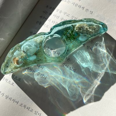 [무료배송] 고래꼬리 독서링 - 반짝이는 모래해변 