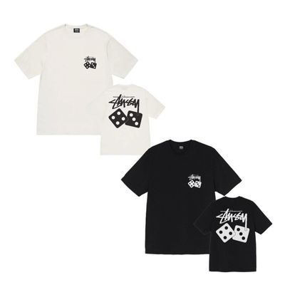 스투시 다이스 피그먼트 반팔 티셔츠 주사위 로고