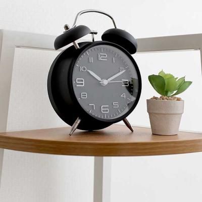 무소음 초침 헤머벨 탁상용 알람시계 CH1388787