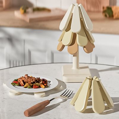 실리콘 트리 냄비받침 선물 J078