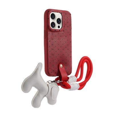 가죽 강아지 소프트 풀 커버 아이폰 핸드폰케이스