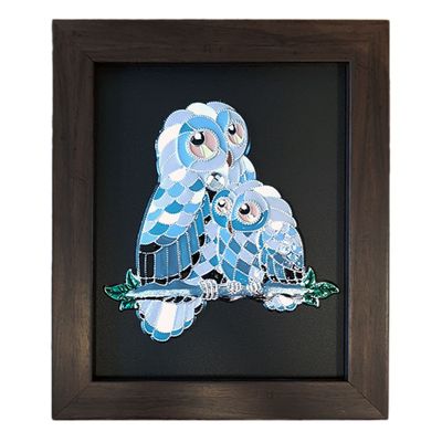 mu하우스 FR부엉이실버액자(W9CE2A8)