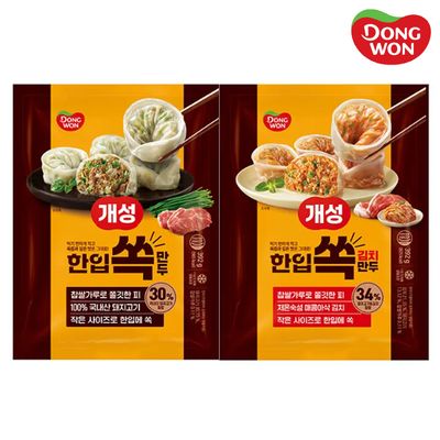 [동원] 개성 한입쏙만두 392g x 6봉 (고기/김치)