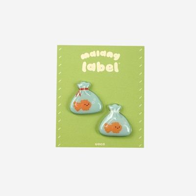 [유오코] 말랑라벨 [물고기 봉지]