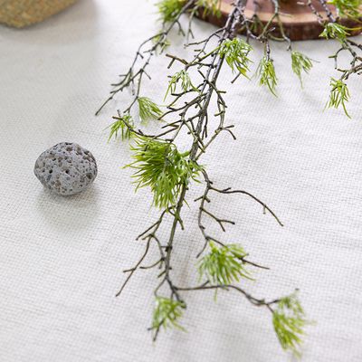 소나무 조화 녹색 식물 내츄럴 가지 110cm 조경 장식