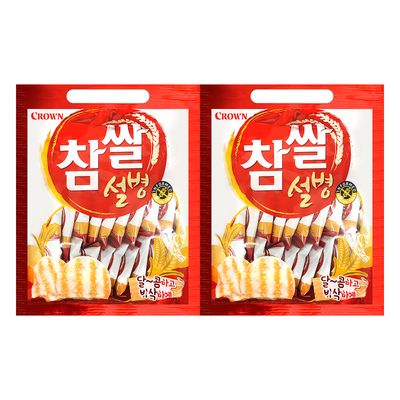 크라운 참쌀 설병 270g 2개