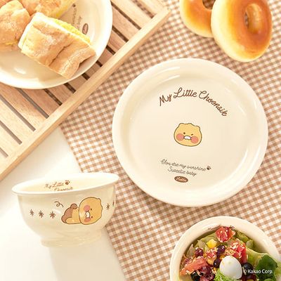 헬로 리틀 춘식 보울&플레이트 세트