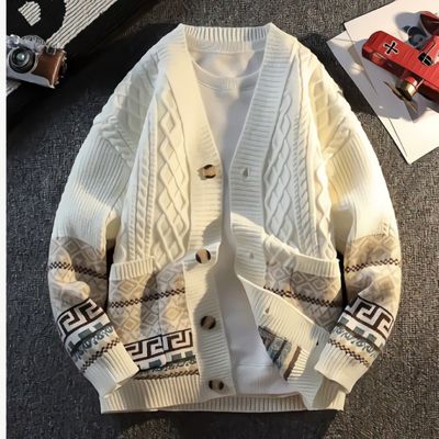 [sale] 남성 가을 겨울 크로스보더 니트 가디건