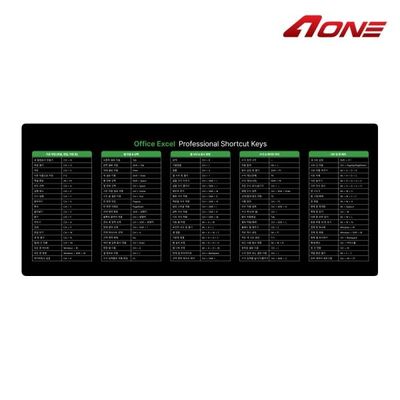 (AONE) 엑셀 단축키 장패드 마우스패드 CRUISE-785