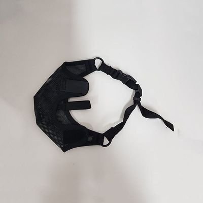 통기성 메쉬 강아지 입마개 애견용 산책 마스크 물림 방지용품(WFLOPDE)