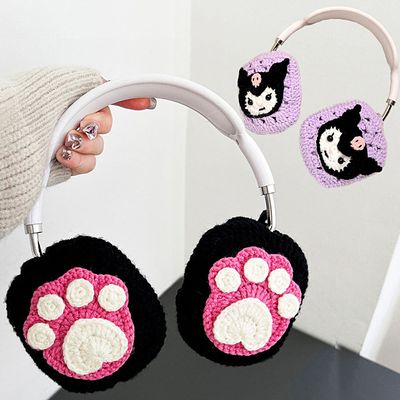 에어팟맥스 고양이 발바닥 니트 뜨개질 커버 케이스