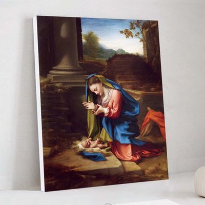 코레조 - 아기 예수를 경배하는 성모 마리아 