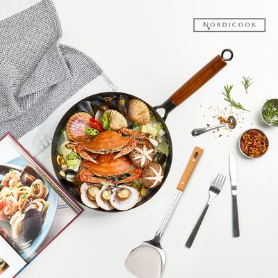 [노르디쿡] IH 무쇠팬 28cm + 뒤집개