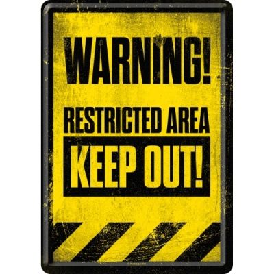 노스텔직아트[10263] Restricted Area - Keep Out!