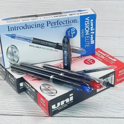 0.5mm 생잉크 수성펜..유니볼 비젼 엘리트 UB-205 1타