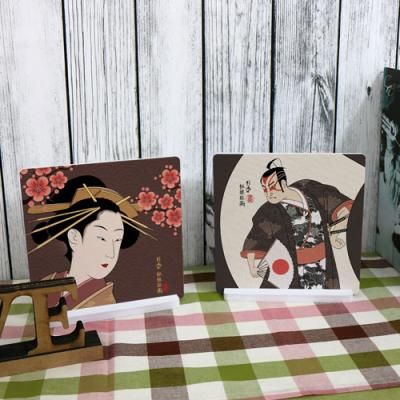 tk753-스탠드액자2P_게이샤와사무라이