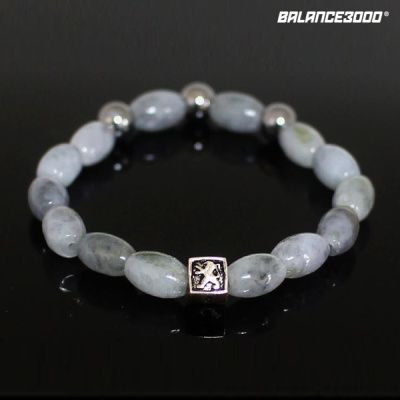 [발란스3000] 오벌 제이드 천연석 게르마늄 건강 팔찌