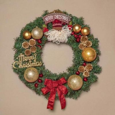 메리산타 원형 리스 에펠 사슴 X-마스(WFG9PQB)