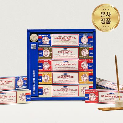 사티아 나그참파 미니 인센스 스틱 세트 100개입